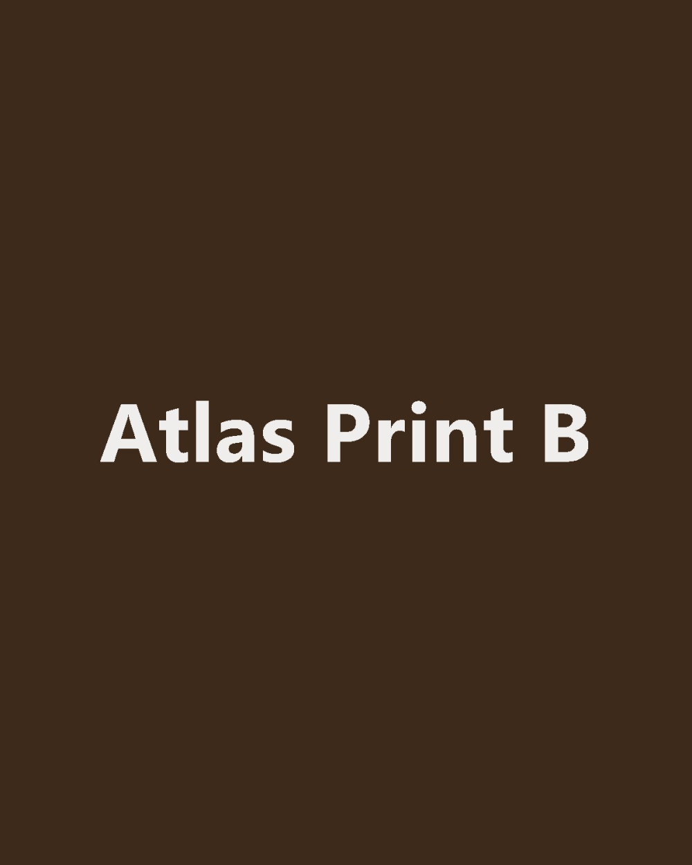 Atlas – Print-Anwendung Plakat