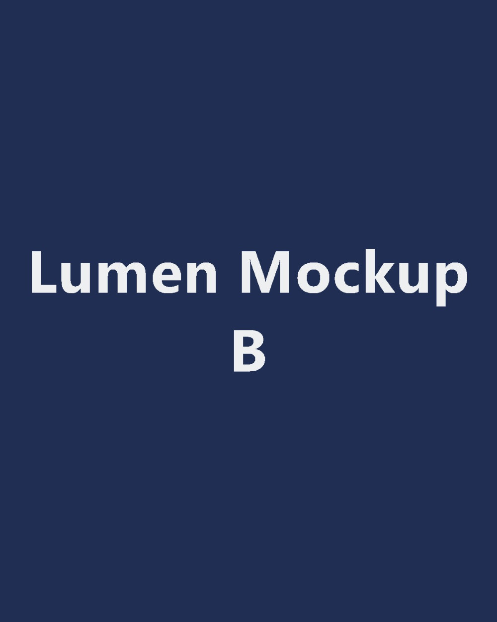 Lumen – mobile Ansicht B